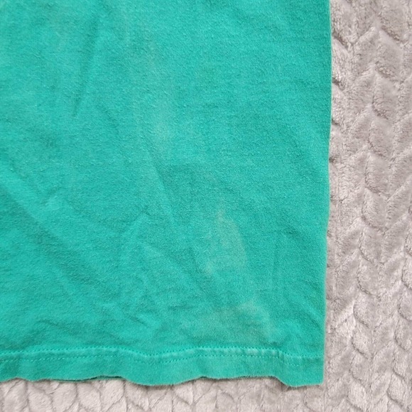 Vintage Georgia The Peach State T Shirt Size Large 1990s Green - Picture 8 of 11